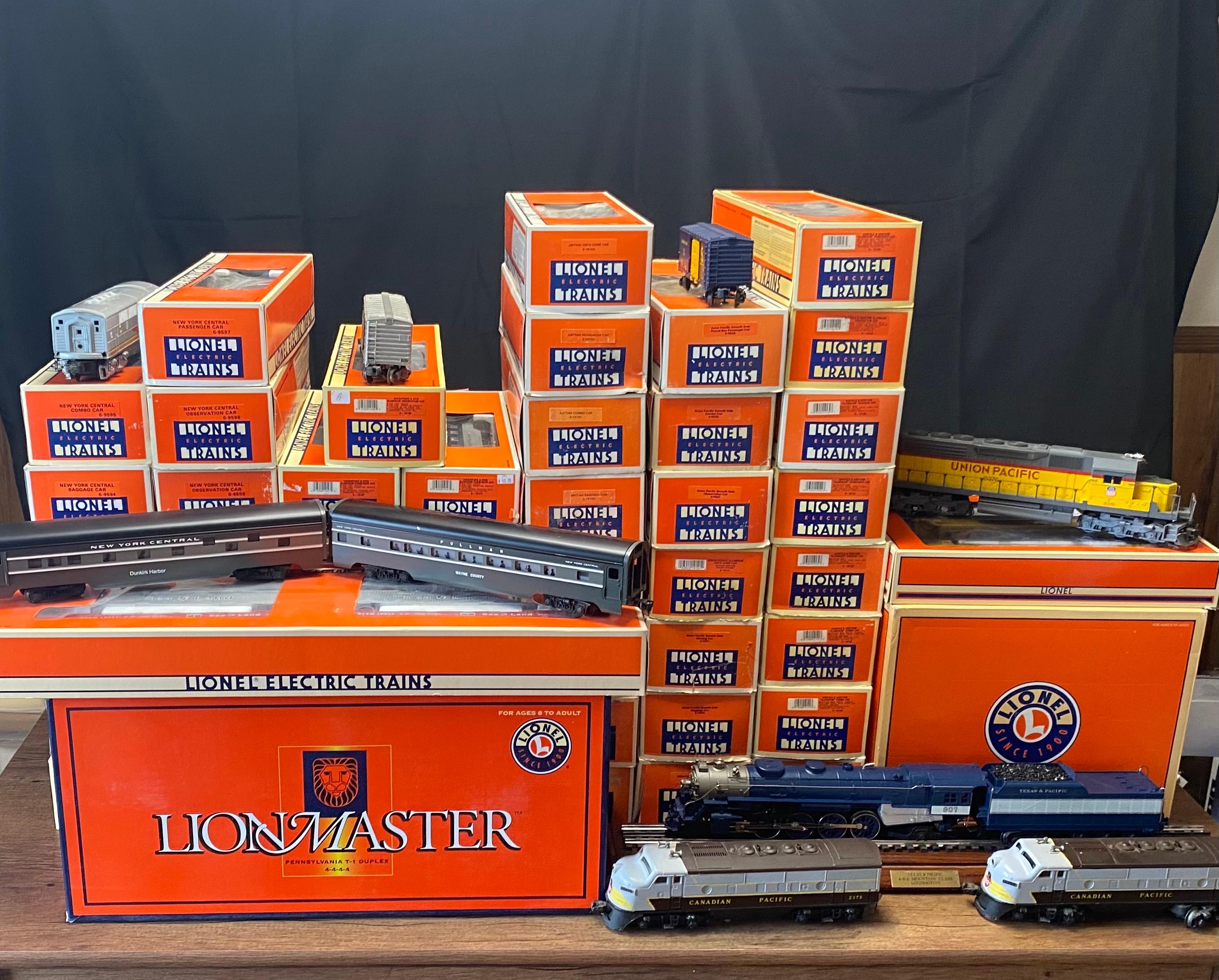 LARGE COLLECTION OF LIONEL TRAINS, US GOLD & SILVER COINS, THOMAS KINKADE ARTWORK, DIECAST MODELS & MORE!