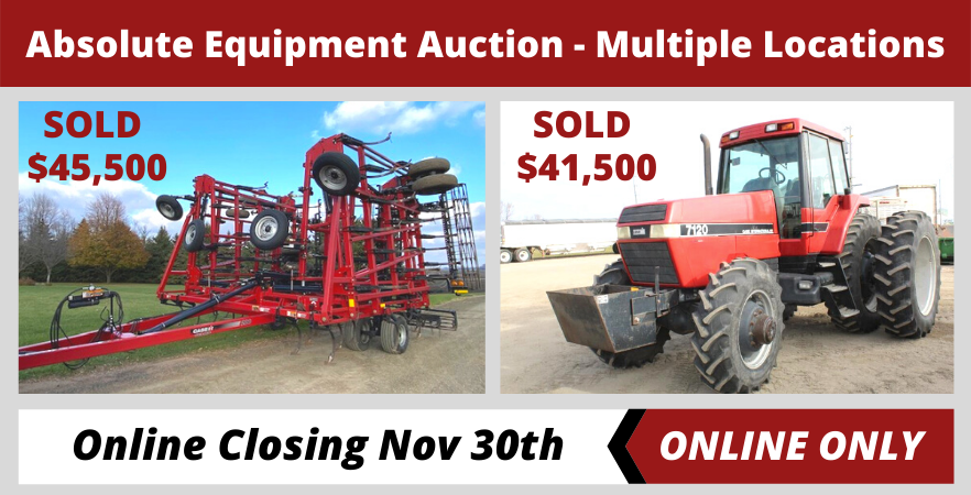 Absolute Equipment Auction - Multiple Locations - Fall Online Equipment Consignment Auction