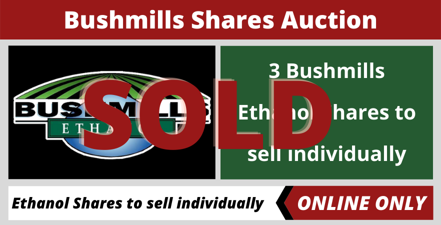 Online Only Bushmills Shares Auction