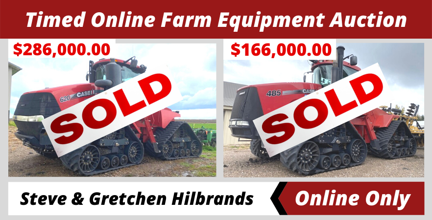 Timed Online Farm Equipment Auction for Steve & Gretchen Hilbrands