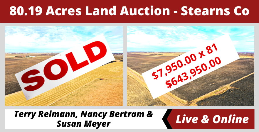 Terry Reimann, Nancy Bertram & Susan Meyer Land Auction