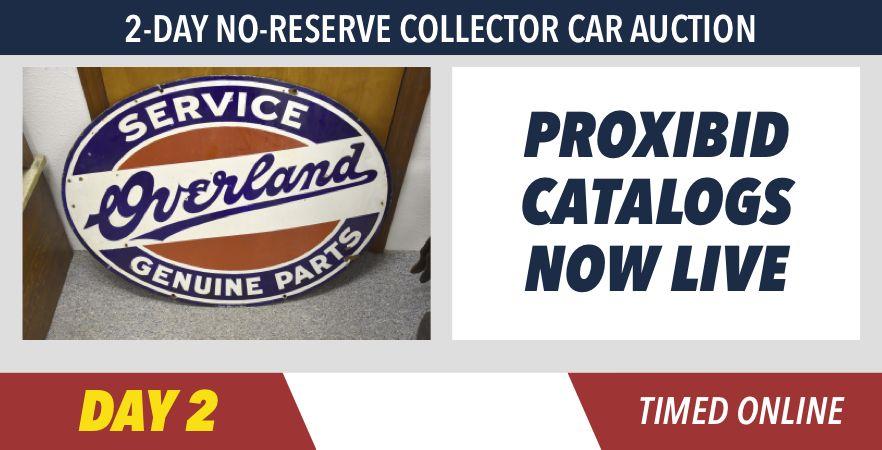 No-Reserve Collector Car & Memorabilia Auction – Day 2