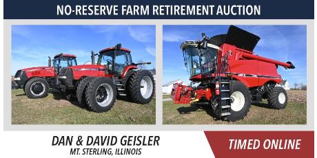 No-Reserve Farm Retirement Auction - Geisler