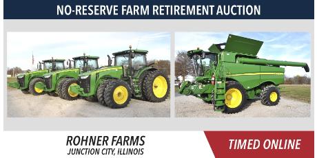 No-Reserve Farm Retirement Auction - Rohner Farms