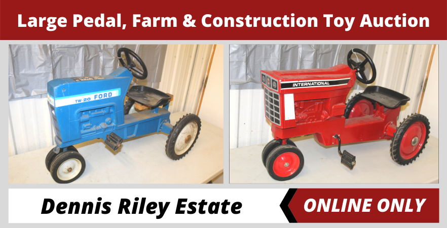Dennis Riley Estate Online Large Pedal, Farm & Construction Toy Auction
