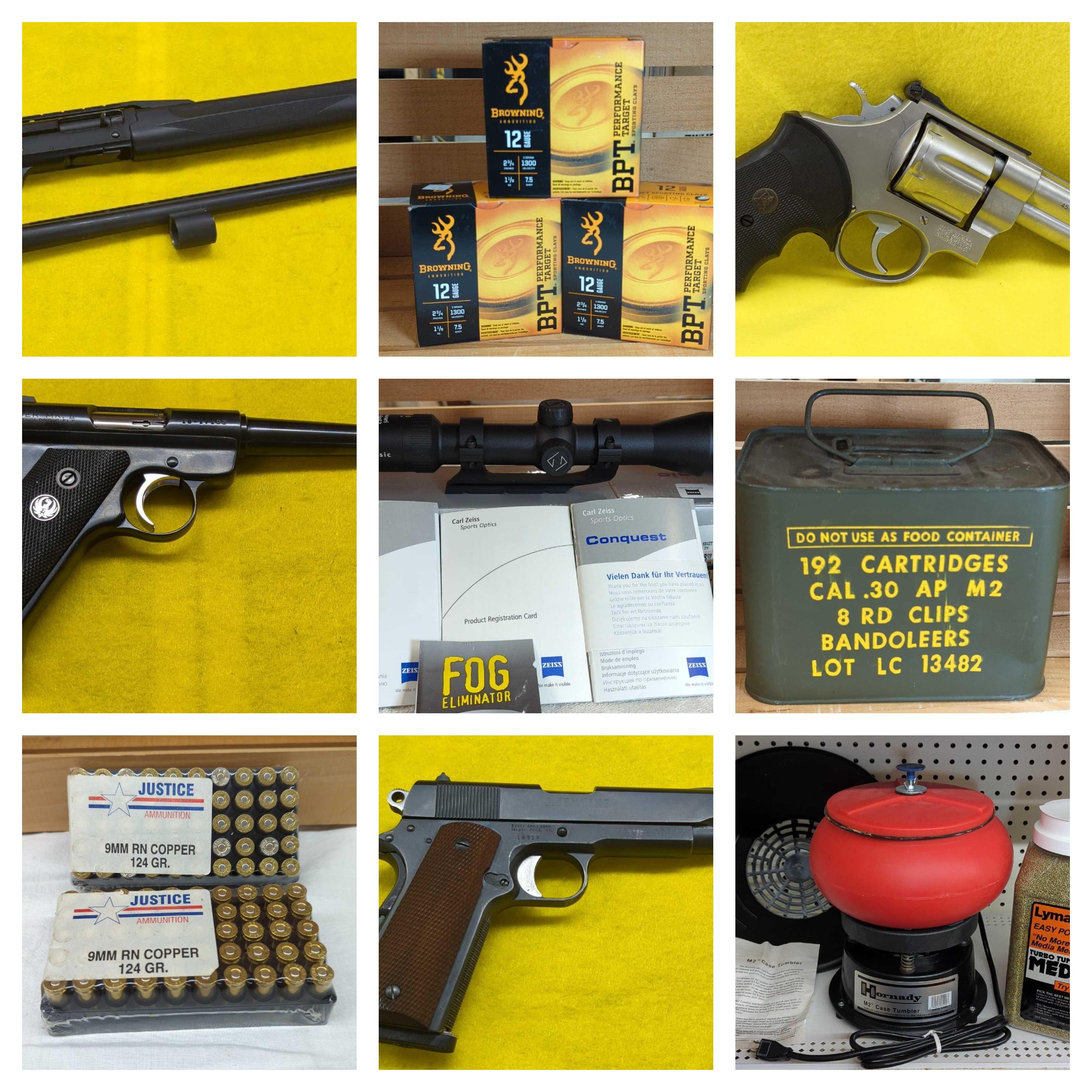 PT 2 -Sporting Goods & More - Firearms & Ammo Only Online Auction