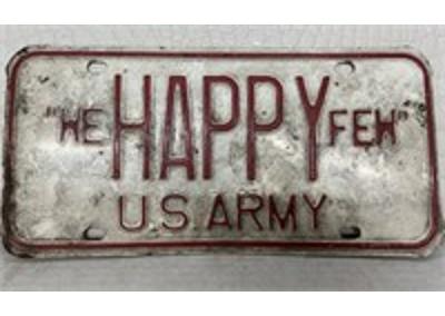 Antique License Plate Old military pictures