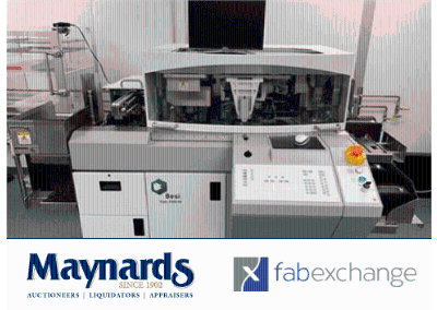 Online Auction - Back-end Semiconductor Equipment