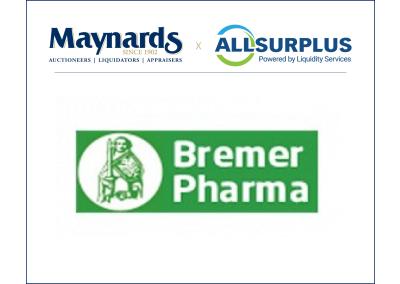 Online Auction | Bremer Pharma | Equipment previously used for Veterinary Medicines