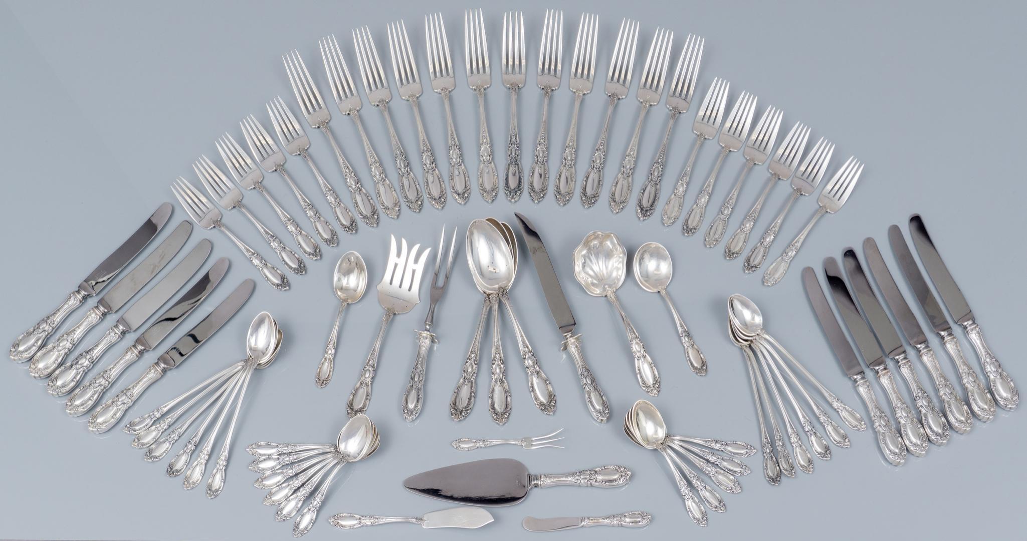 Sold at Auction: Towle Sterling Silver Louis Xiv Flatware