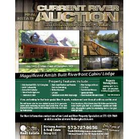 Magnificent Amish Built Riverfront Cabin/Lodge