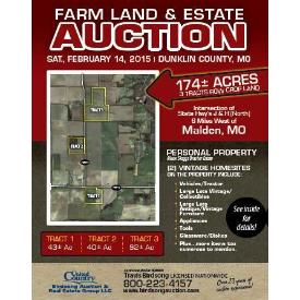 Farm Land & Estate Auction