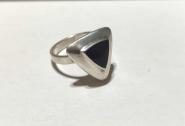 Sterling Silver W/Onyx Ring