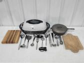 Electric And Cast Iron Skillet And More 