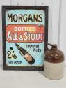 Morgans Ale & Stout Framed Print And Crock 