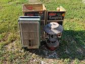 Coleman Catalytic Heater And Brown Propane Lantern