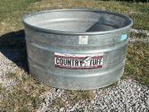 Country Tuff 170 Gallon Round Galvanized Steel Water Tank 