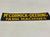 McCormick-Deering Farm Machine Sign 