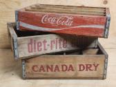 Vintage Soda Bottle Crates