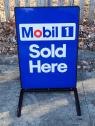 Double Sided All Metal Mobil 1 Sold Here Sign