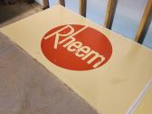 Rheem Plastic Signs