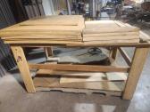 Wood Bench With Lumber