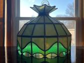 Vintage Stained Glass Lamp Light Shade 