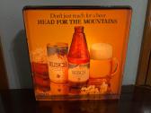 Busch Beer Head To The Mountains Lighted Sign 