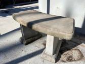 Small Concrete Bench And Bench Top 