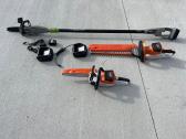 Stihl Cordless Chainsaw And Hedge Trimmer With Pole Saw