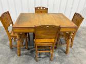 Antique Wood Dinning Table 