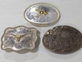 Silver Plated Belt Buckles