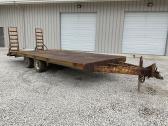 1982 20' Flatbed Trailer wDovetail