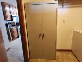 Metal Storage Cabinet, Contents Included