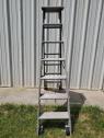 7' Double Sided Wooden Ladder
