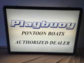 Playbuoy Pontoon Boats Lighted Sign
