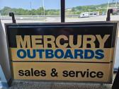 Lighted Mercury Outboard Sales & Service Sign