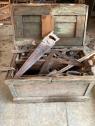 Antique Wood Carpenters Box 