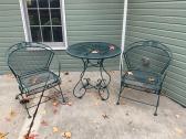  Wrought Iron Table & Chairs 
