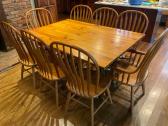 Dinning Table & 8 Chairs 