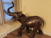 Large Bronze Elephant Statue 
