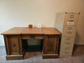 Vintage Wooden Desk 