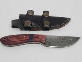 Handmade Damascus Steel Knife With Sheath