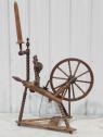 Antique Wooden Spinning Wheel 