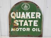 Vintage Quaker State Metal Sign 