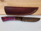 Handmade Damascus Steel Knife With Sheath