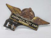 Vintage/Antique Standard Oil Test Car Plate Topper