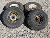 Set 4 Used Carlisle Tires