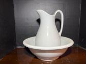 J & G Meakin Ironstone Pitcher and Basin 