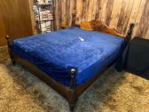 King Size Select Comfort Bed And Night Stand 